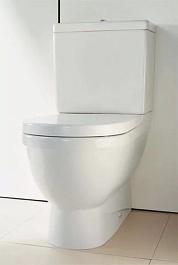 Duravit Унитаз-компакт Starck 3 01280900001-WG с микролифтом – фотография-2